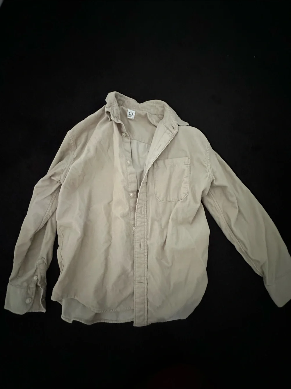 GAP Beige Button-Down Shirt for Kids
